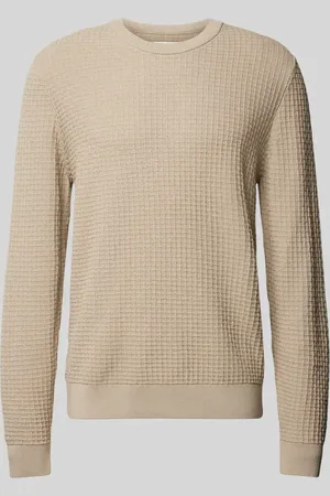 Armedangels Sweter z dzianiny z prążkowanymi wykończeniami model ‘GRAANMO’