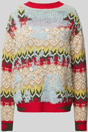 Max Mara Sweter wełniany ze wzorem na całej powierzchni model ‘HIGHER’
