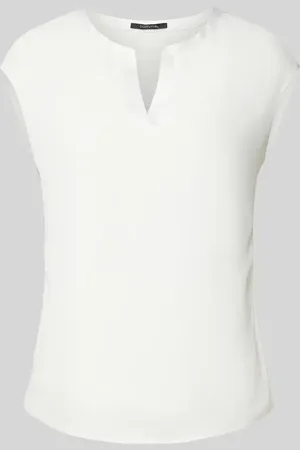 Comma, T-shirt z dekoltem w serek