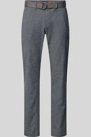 McNeal Spodnie o kroju slim fit z paskiem