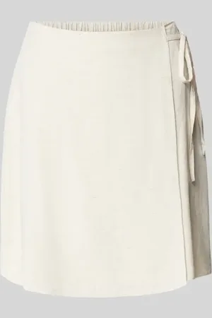 Pieces® Spódnica kopertowa w jednolitym kolorze model ‘KAREN’