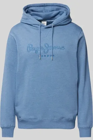 Pepe Jeans Bluza z kapturem i wyhaftowanym logo model ‘New Nouvel’
