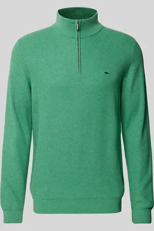 Fynch-Hatton Sweter z dzianiny z wyhaftowanym logo