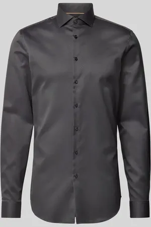 Jake*s Koszula biznesowa o kroju slim fit z bardzo długim rękawem o jakości premium