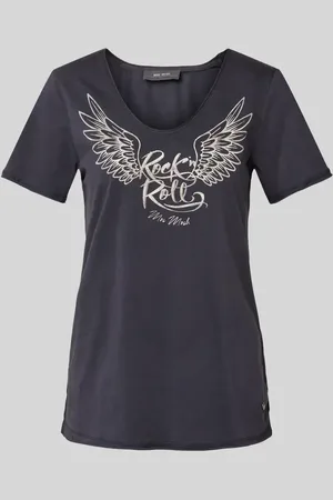 Mos Mosh T-shirt z okrągłym dekoltem model ‘Lula’