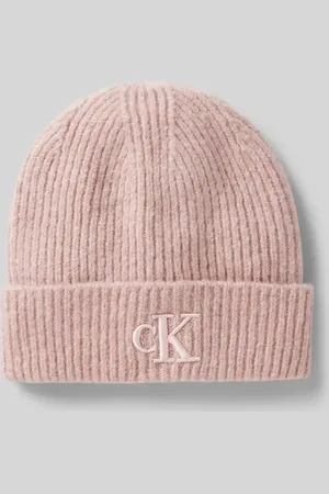 Calvin Klein Czapka beanie z wyhaftowanym logo model ‘THICK’