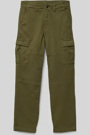 NAME IT Spodnie cargo o kroju regular fit z bawełny model ‘RYAN’