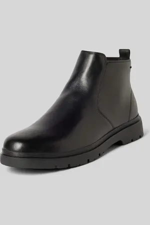 Geox Buty chelsea ze skóry z pętelką model ‘SPHERICA’