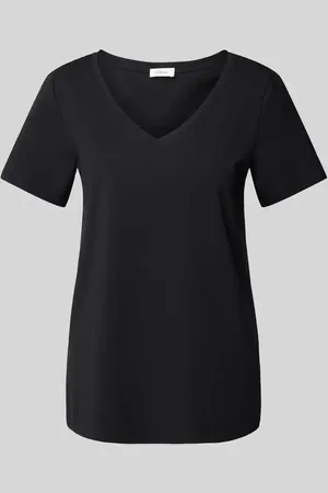 QS by s.Oliver T-shirt z dekoltem w serek