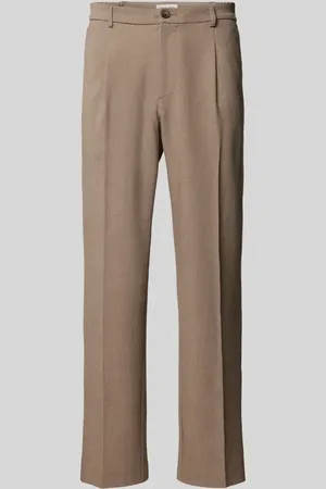 Casual Friday Spodnie o kroju regular fit z wpuszczanymi kieszeniami w stylu francuskim