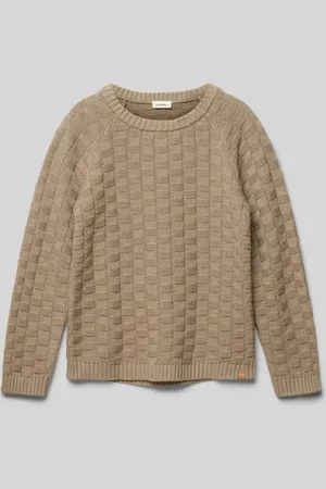 Lil Atelier Sweter z dzianiny z prążkowanymi wykończeniami