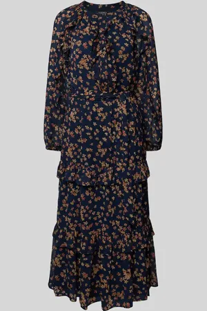 Ralph Lauren Sukienka midi z falbanami model ‘CHEMERIN’