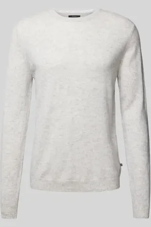 Matinique Sweter kaszmirowy z okrągłym dekoltem model ‘mordy’