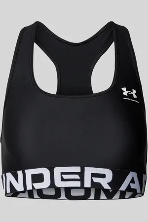Under Armour Biustonosz sportowy z nadrukiem z logo model ‘Authentics’