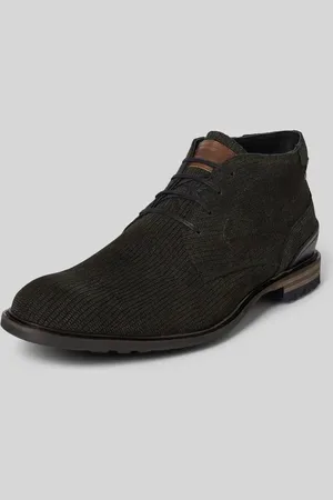 Floris van Bommel Buty sznurowane z detalem z logo