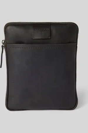 Strellson Torba skórzana na ramię z naszywką z logo model ‘marcus’