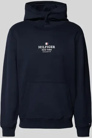 Tommy Hilfiger Bluza z kapturem, nadrukiem z logo i kieszenią kangurką