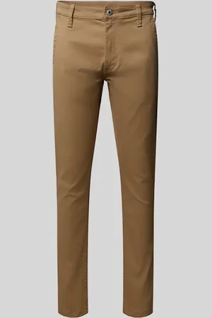 G-Star Chinosy o kroju skinny fit z kieszeniami z tyłu