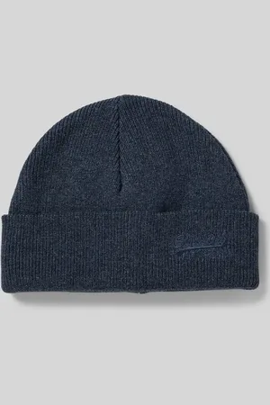 Superdry Czapka beanie z szerokim brzegiem i wyhaftowanym logo