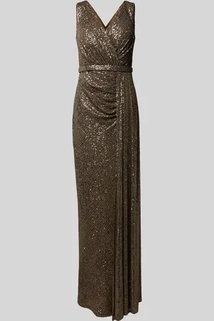 TROYDEN COLLECTION Sukienka wieczorowa w stylu kopertowym