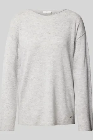 Brax Sweter z dzianiny z dekoltem w łódkę model ‘LIZ’