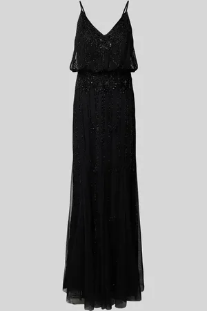 Lace & Beads Sukienka wieczorowa z ozdobnym obszyciem