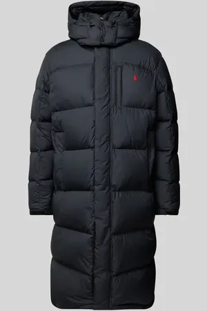 Ralph Lauren Pikowana kurtka z wyhaftowanym logo