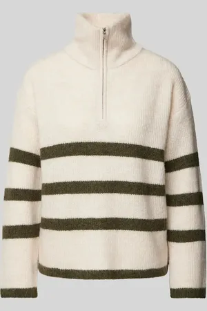 SELECTED Sweter z dzianiny z mieszanki wełny model ‘MALINE’