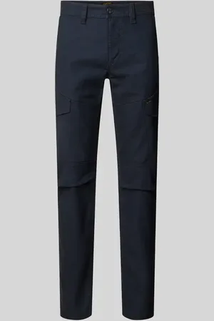 PME Legend™ Spodnie cargo o kroju tapered fit z detalem z logo model ‘Skyring’
