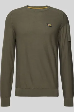 PME Legend™ Sweter z dzianiny z detalem z logo
