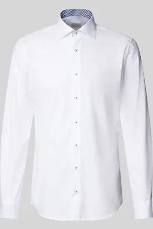 ETERNA Koszula biznesowa o kroju slim fit z kołnierzykiem typu kent