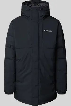 Columbia Kurtka puchowa o kroju regular fit z nadrukiem z logo model ‘ALDERCREST’