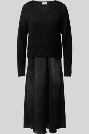 ROBE LÉGÈRE Długa sukienka z efektem dwóch warstw