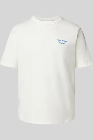 Pepe Jeans T-shirt z wyhaftowanym logo model ‘Aris’