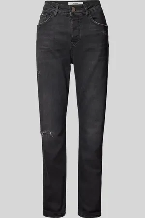 Goldgarn Jeansy o kroju relaxed fit z przetarciami