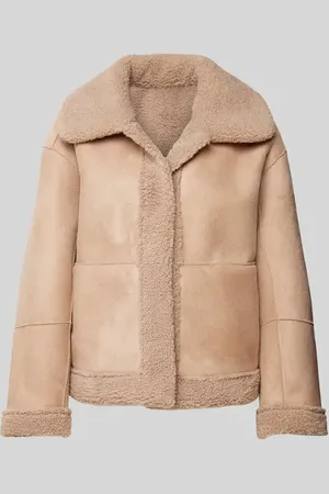 Freequent Kurtka Sherpa ze szwami działowymi model ‘Lamby’