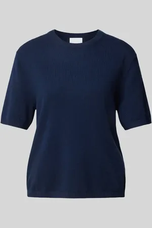 Jake*s Sweter z dzianiny z kaszmiru z okrągłym dekoltem i rękawem o dł. 1/2