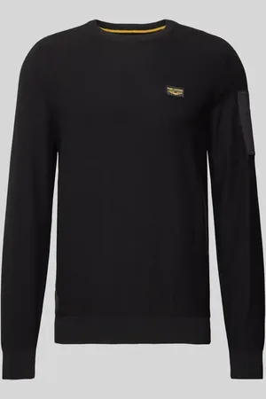 PME Legend™ Sweter z dzianiny z detalem z logo