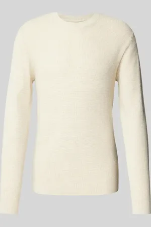 Matinique Sweter z dzianiny z okrągłym dekoltem model ‘lagoon’