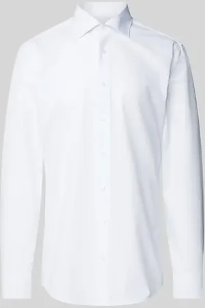 ETERNA Koszula biznesowa o kroju slim fit z kołnierzykiem typu kent
