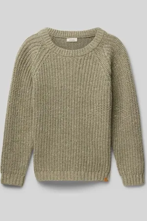 Lil Atelier Sweter z dzianiny z raglanowymi rękawami model ‘MOLFERT’
