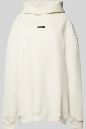 Karo Kauer Bluza z kapturem o kroju oversized z naszywką z logo