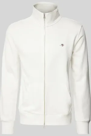 GANT Bluza rozpinana o kroju regular fit z wyhaftowanym logo model ‘SGIELD’