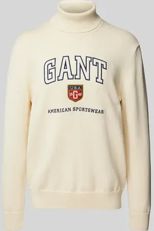 GANT Sweter z dzianiny z wyhaftowanym logo