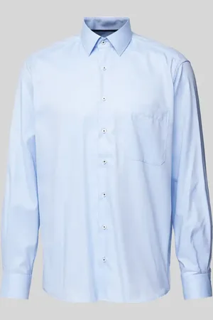 ETERNA Koszula biznesowa o kroju comfort fit z kołnierzykiem typu kent