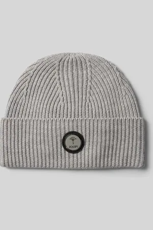 JOOP! Czapka beanie z naszywką z logo model ‘Feranto’
