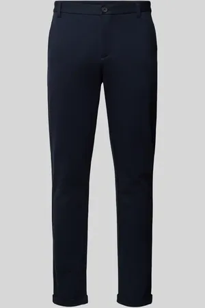 Lindbergh Spodnie materiałowe o skróconym kroju slim fit