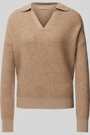 The Mercer Sweter z dzianiny z dekoltem w serek