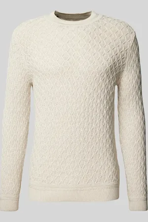 Gabba Sweter z dzianiny z okrągłym dekoltem model ‘AKSLA’