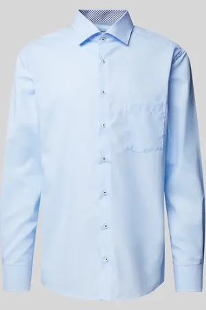 ETERNA Koszula biznesowa o kroju modern fit z kieszenią na piersi